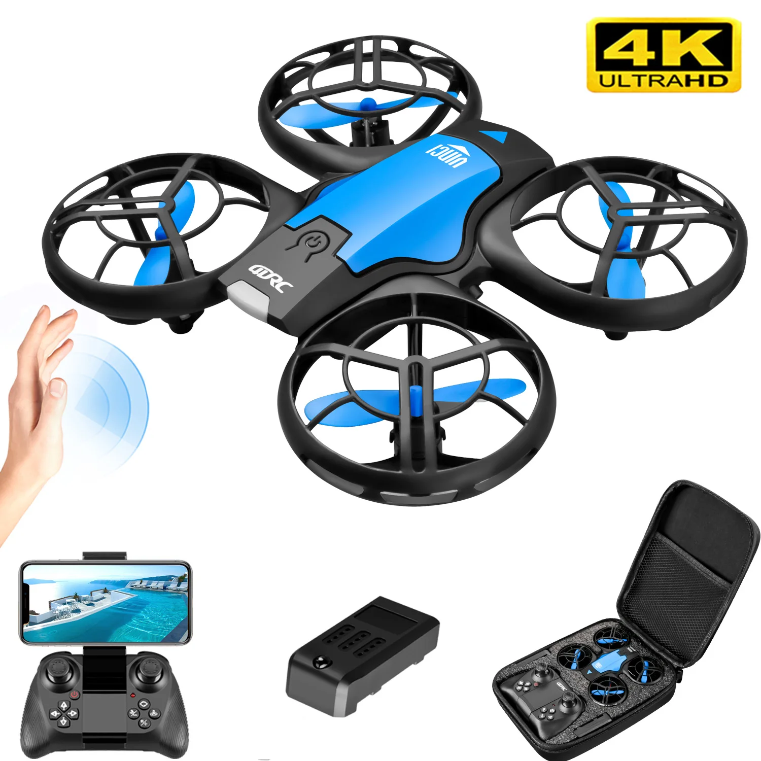 Nouveau mini drone V8 4K profe - Drone Camera Hd avis et prix